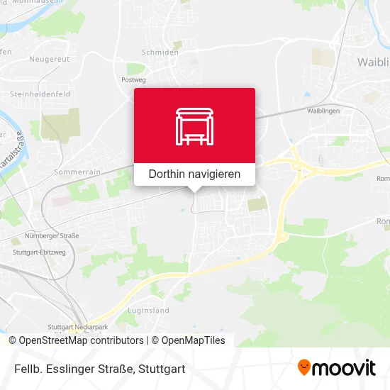 Fellb. Esslinger Straße Karte