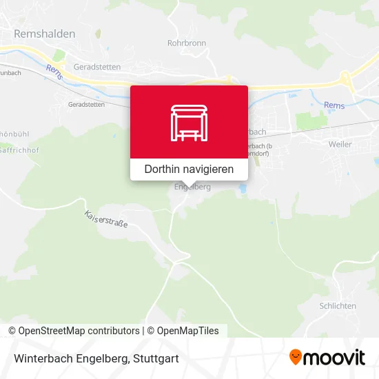 Winterbach Engelberg Karte