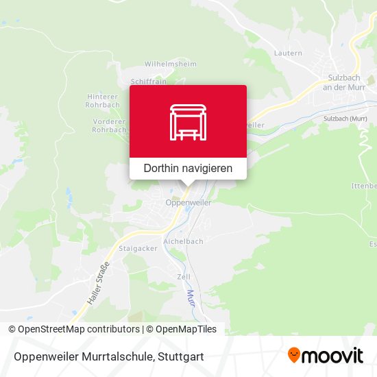 Oppenweiler Murrtalschule Karte