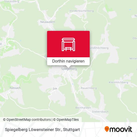 Spiegelberg Löwensteiner Str. Karte