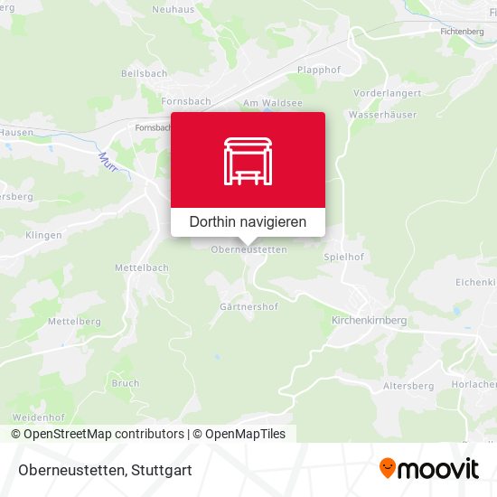 Oberneustetten Karte