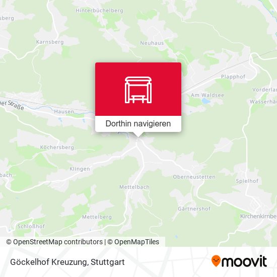 Göckelhof Kreuzung Karte