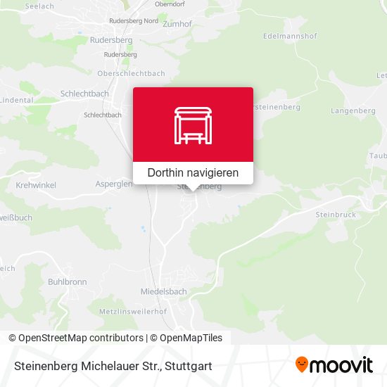 Steinenberg Michelauer Str. Karte