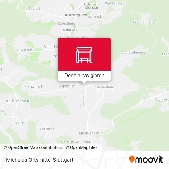 Michelau Ortsmitte Karte