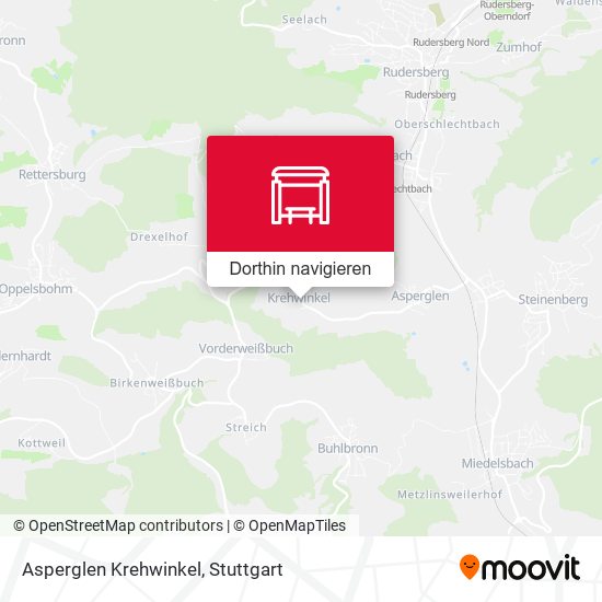 Asperglen Krehwinkel Karte