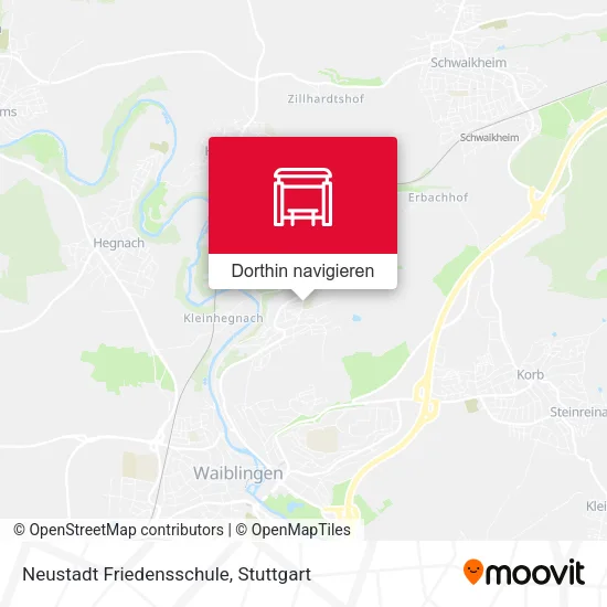 Neustadt Friedensschule Karte