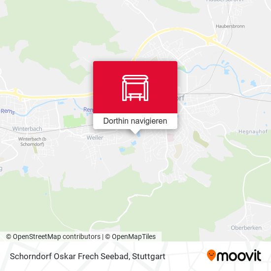 Schorndorf Oskar Frech Seebad Karte