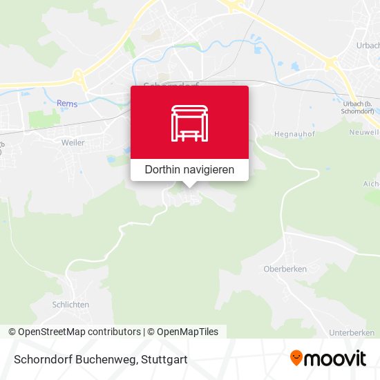 Schorndorf Buchenweg Karte