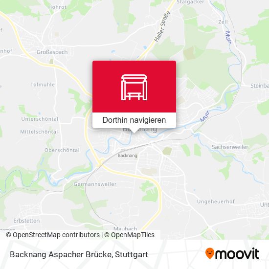 Backnang Aspacher Brücke Karte
