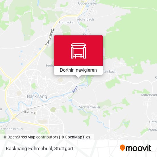Backnang Föhrenbühl Karte