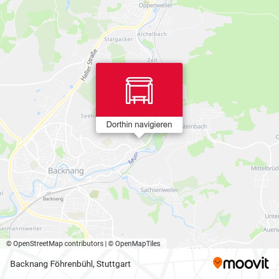 Backnang Föhrenbühl Karte