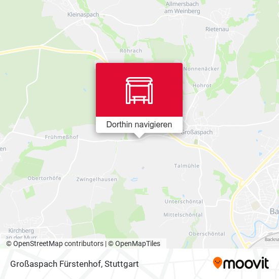 Großaspach Fürstenhof Karte
