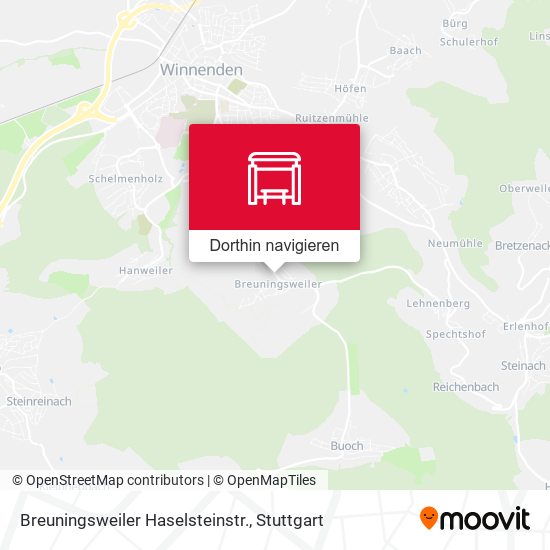 Breuningsweiler Haselsteinstr. Karte