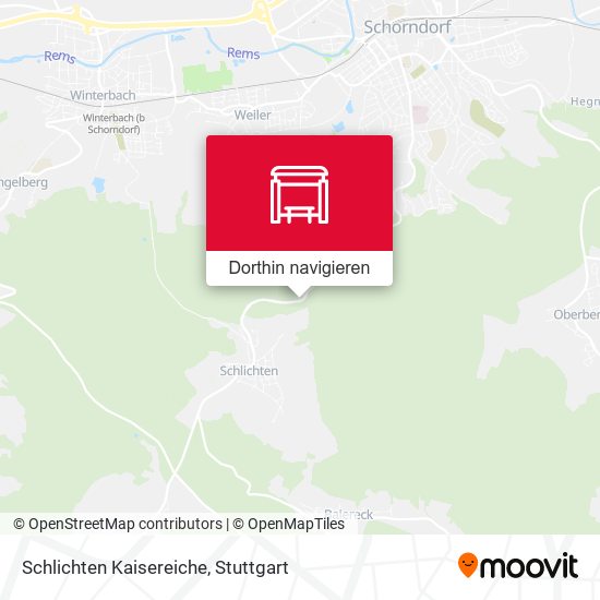 Schlichten Kaisereiche Karte