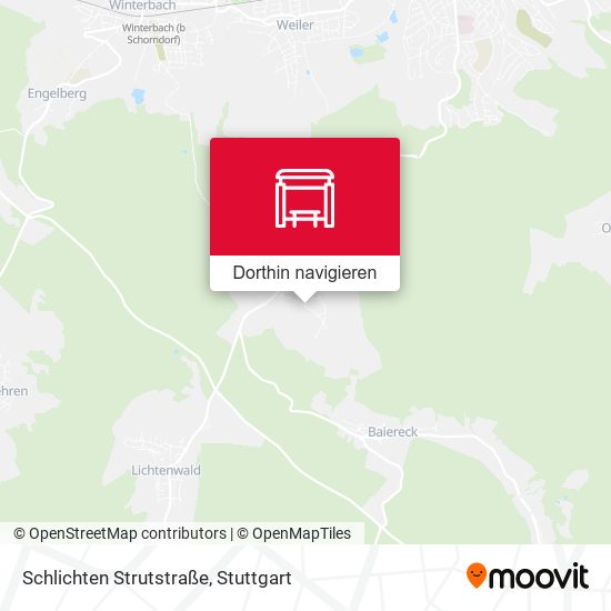 Schlichten Strutstraße Karte