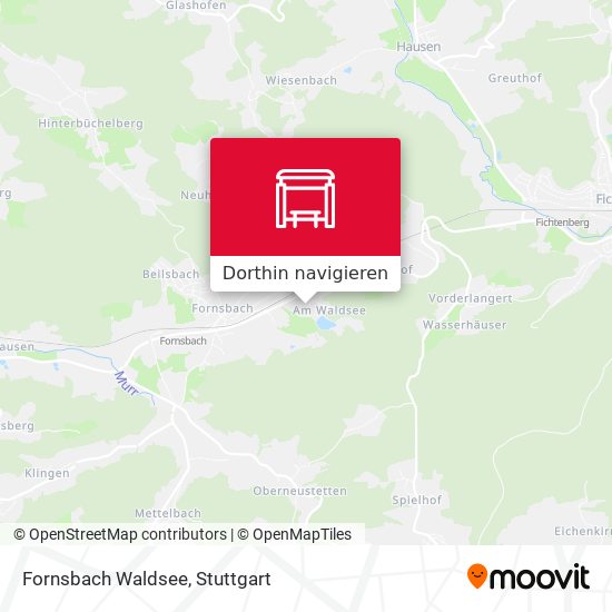 Fornsbach Waldsee Karte