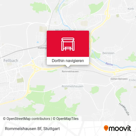 Rommelshausen Bf Karte