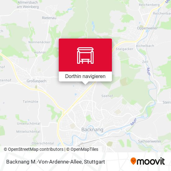 Backnang M.-Von-Ardenne-Allee Karte