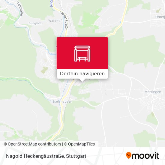 Nagold Heckengäustraße Karte