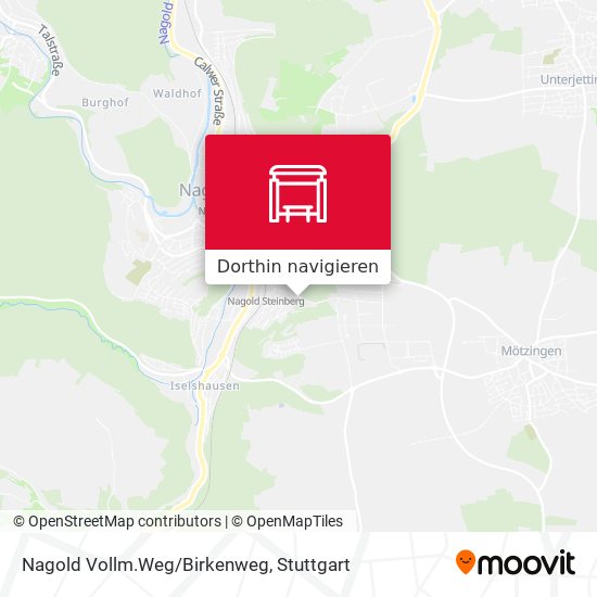 Nagold Vollm.Weg/Birkenweg Karte
