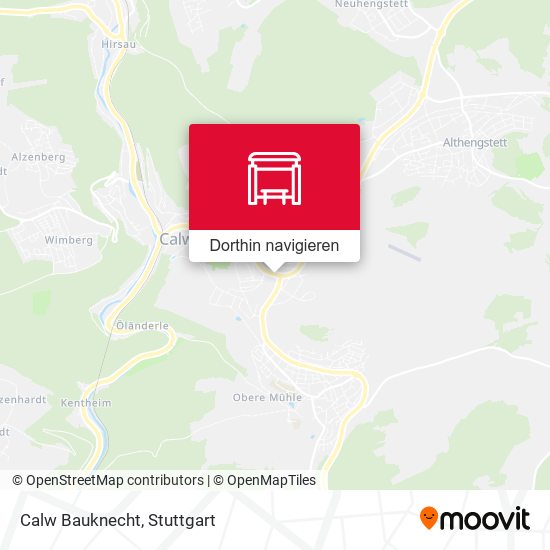 Calw Bauknecht Karte