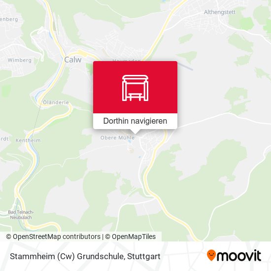 Stammheim (Cw) Grundschule Karte