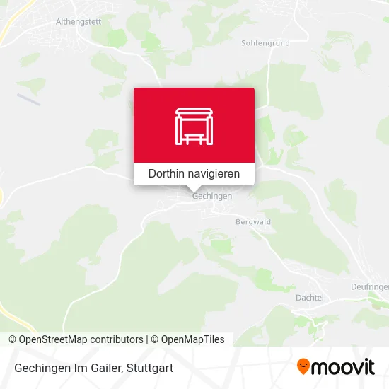 Gechingen Im Gailer Karte