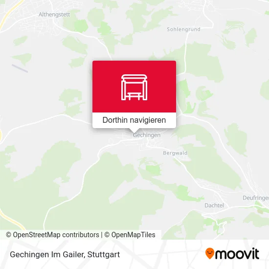 Gechingen Im Gailer Karte