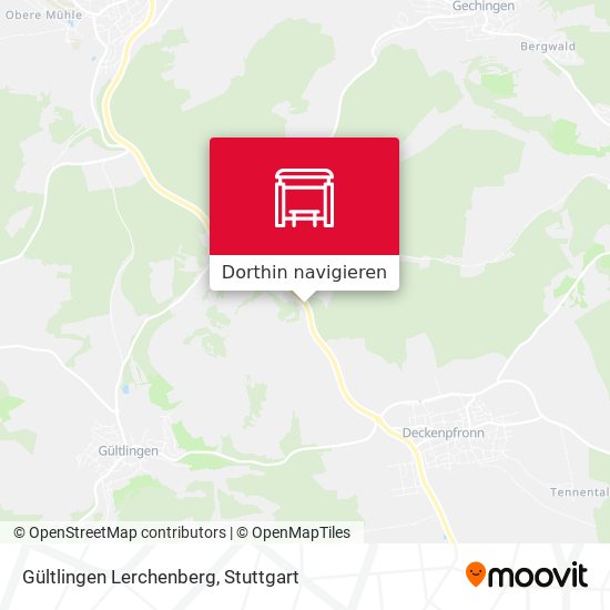 Gültlingen Lerchenberg Karte