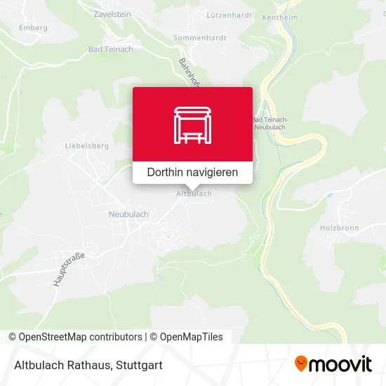 Altbulach Rathaus Karte