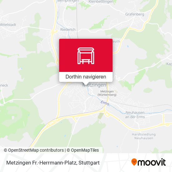Metzingen Fr.-Herrmann-Platz Karte