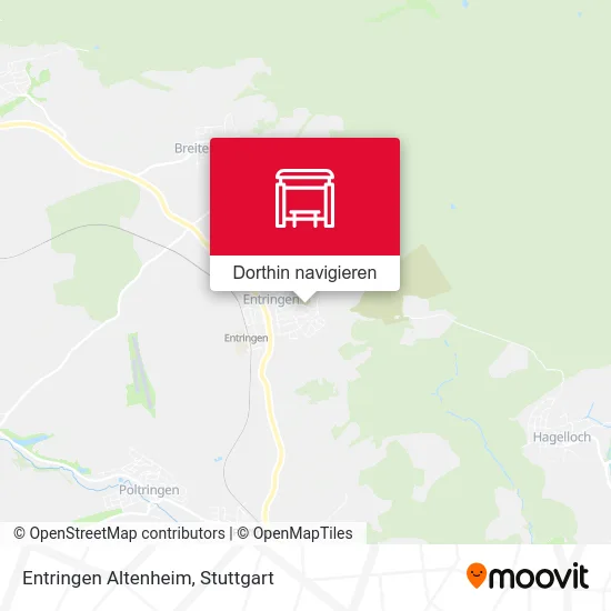 Entringen Altenheim Karte