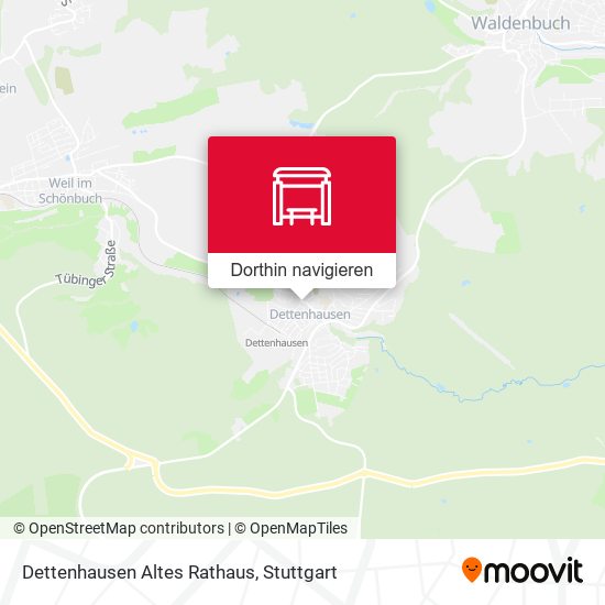Dettenhausen Altes Rathaus Karte