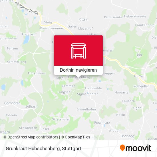 Grünkraut Hübschenberg Karte