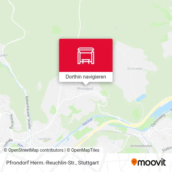 Pfrondorf Herm.-Reuchlin-Str. Karte