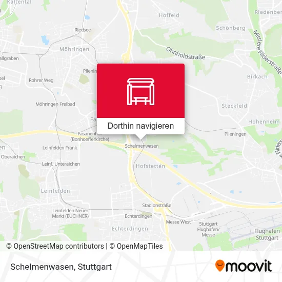 Schelmenwasen Karte
