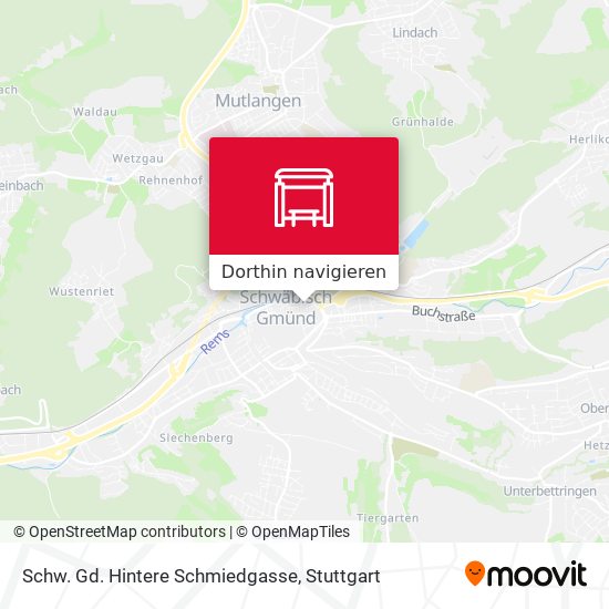 Schw. Gd. Hintere Schmiedgasse Karte