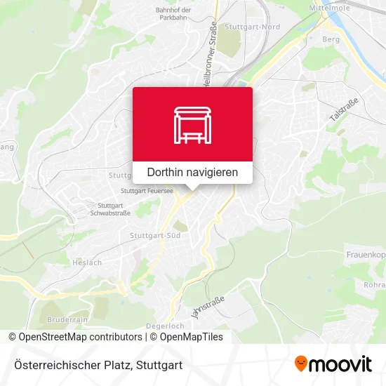 Österreichischer Platz Karte