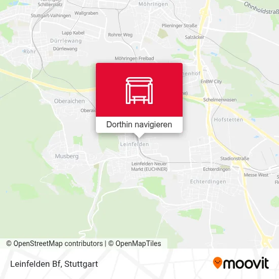 Leinfelden Bf Karte