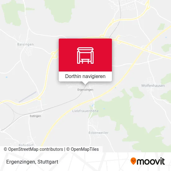 Ergenzingen Karte