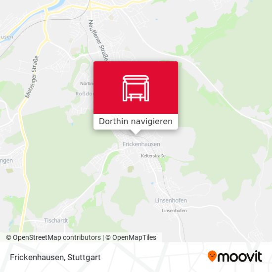 Frickenhausen Karte
