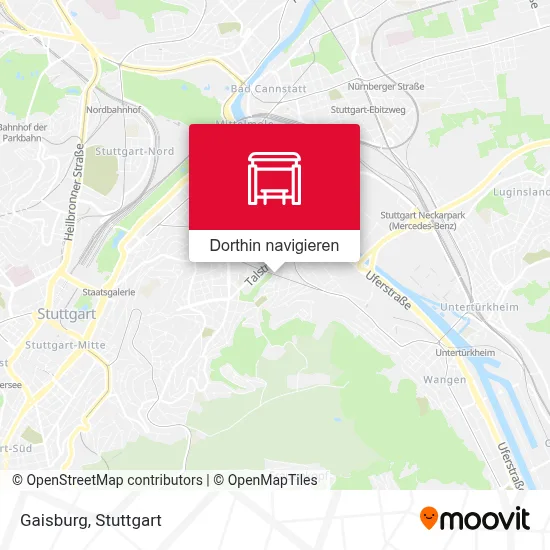 Gaisburg Karte