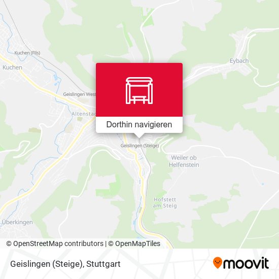 Geislingen (Steige) Karte