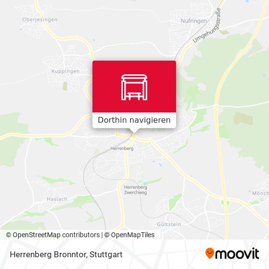 Herrenberg Bronntor Karte