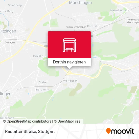 Rastatter Straße Karte