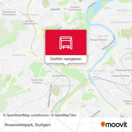 Rosensteinpark Karte