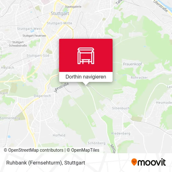 Ruhbank (Fernsehturm) Karte