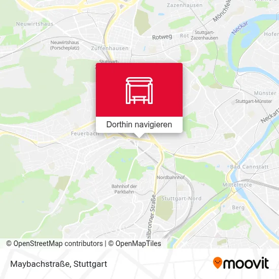 Maybachstraße Karte