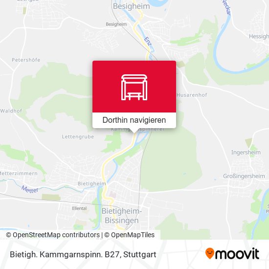 Bietigh. Kammgarnspinn. B27 Karte