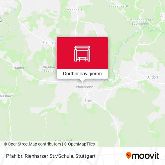 Pfahlbr. Rienharzer Str/Schule Karte